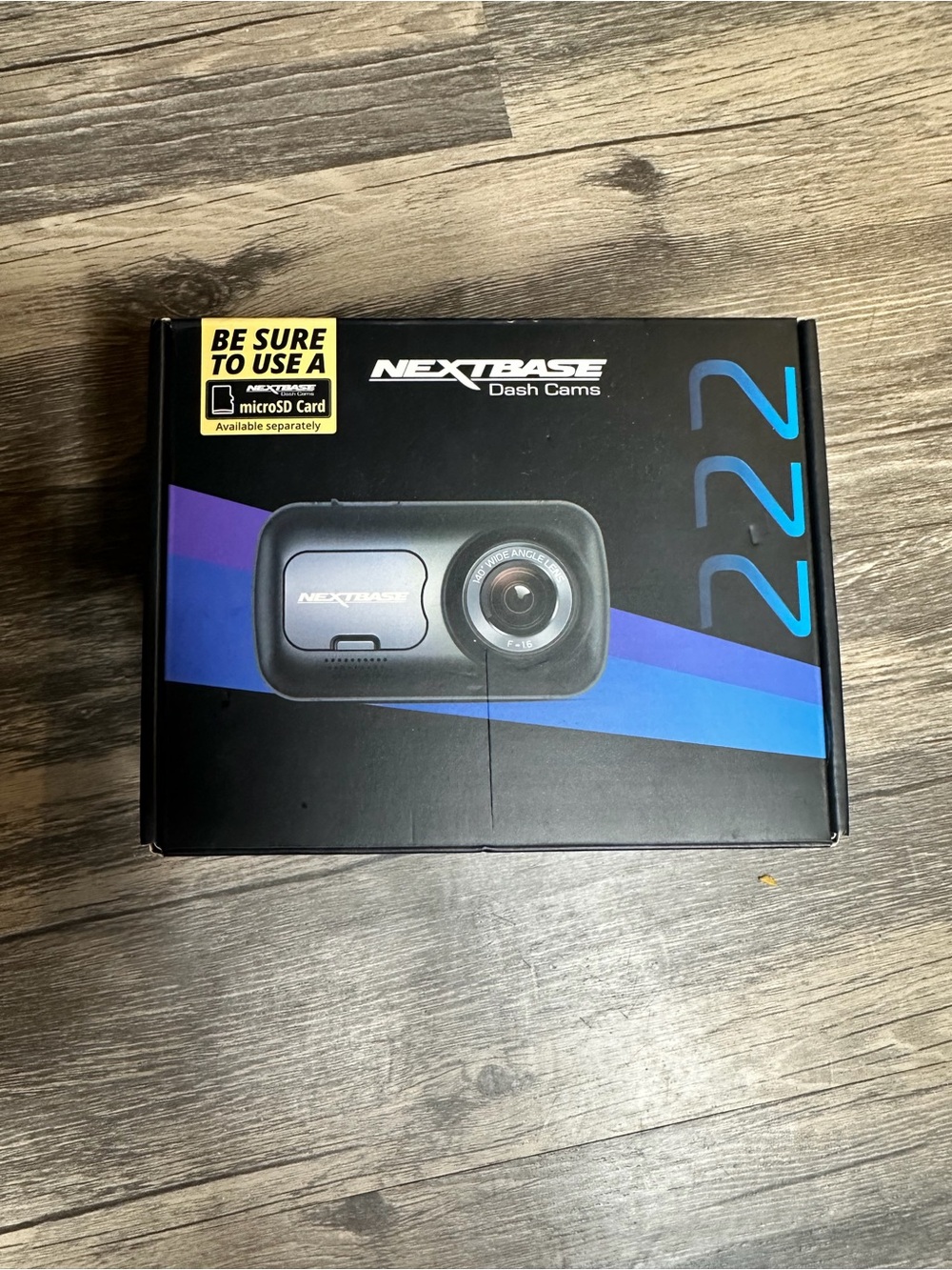 Nextbase 222 Dash Cam 1080p Full HD 2.5” IPS Screen Click&Go PRO Complete